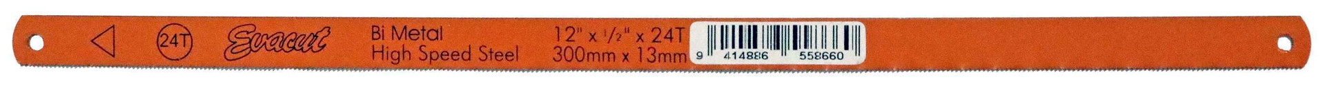 Evacut Handsaw Blade Bimetal 12 x 1/2" x 24T