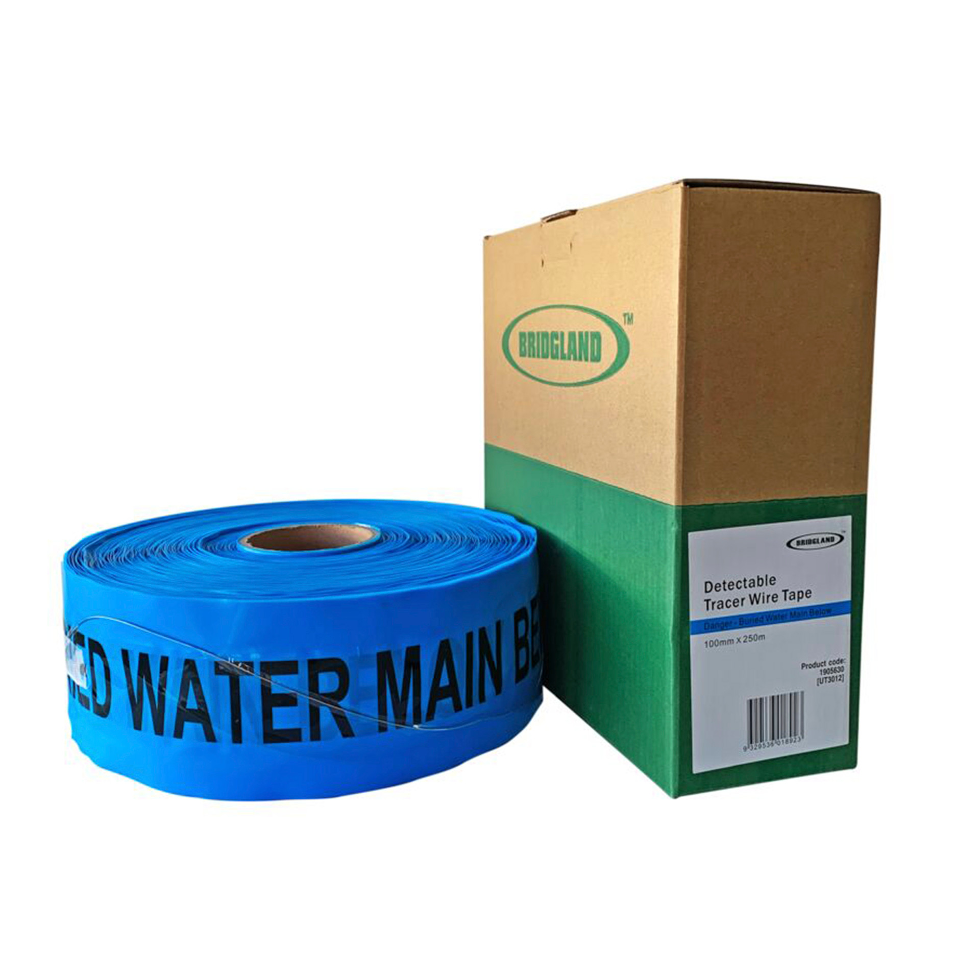 Detectable Tape Water Main Blue 100mm x 250m