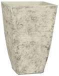 Bellan Sirus Square Vase Country White 48 x 48 x 67.5cm
