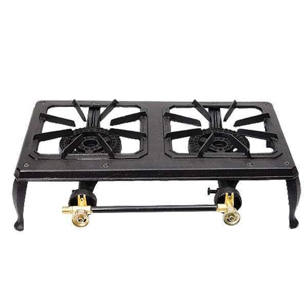 Home Basics Cast Iron Stove Stand 2B x 2 Ring