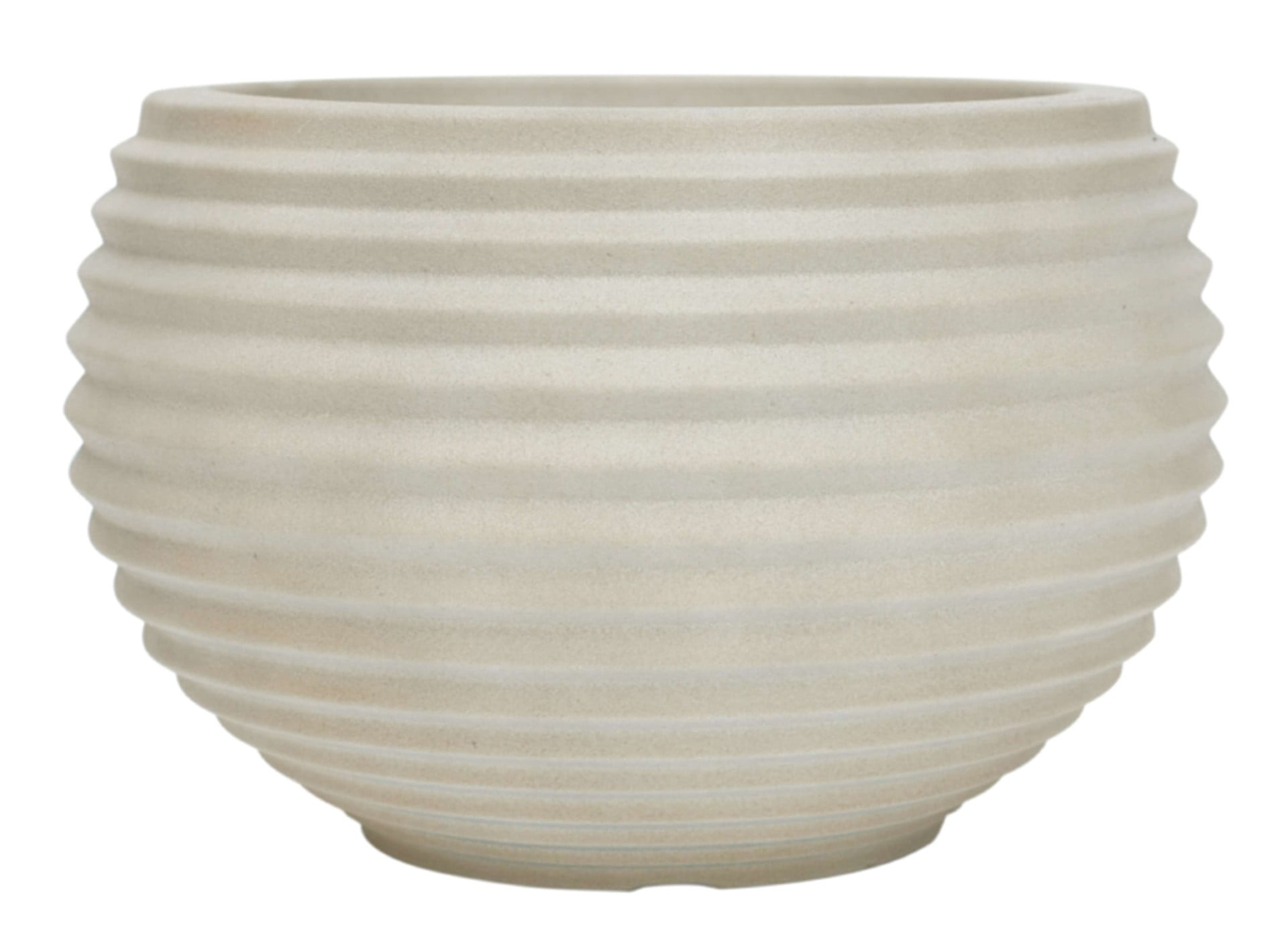 Bellan Alfredo Round Pot Sand Beige 70 x 70 x 45.5cm