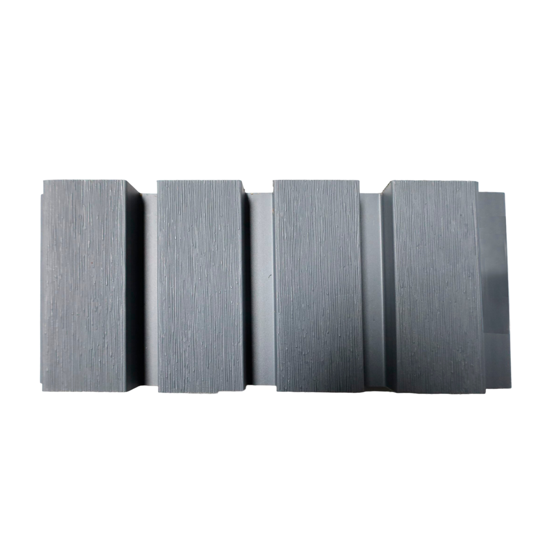 Prime WPC Exterior Wall Panel 2900mm x 219mm x 26mm x 4 Rails Silver Grey