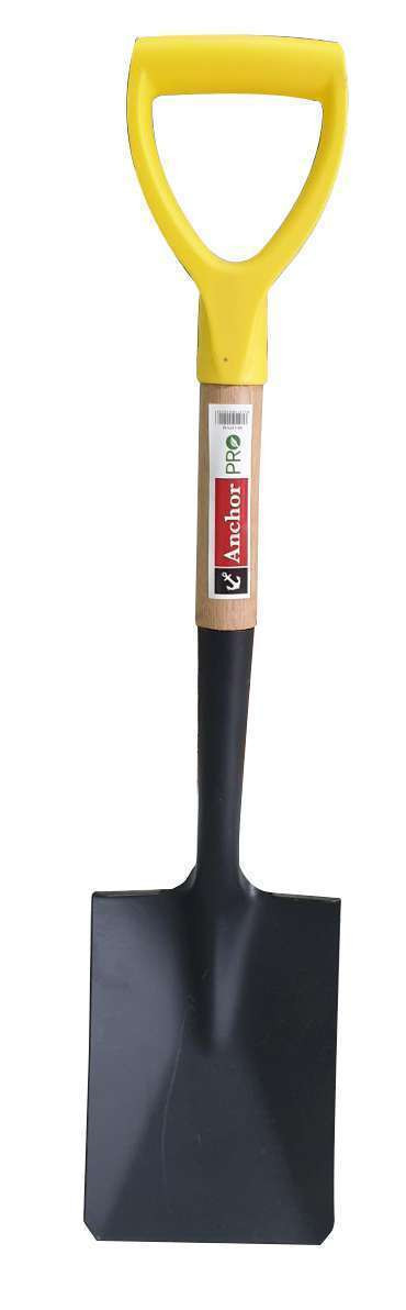 Anchor Pro Mini Square Nose Shovel PVC Handle