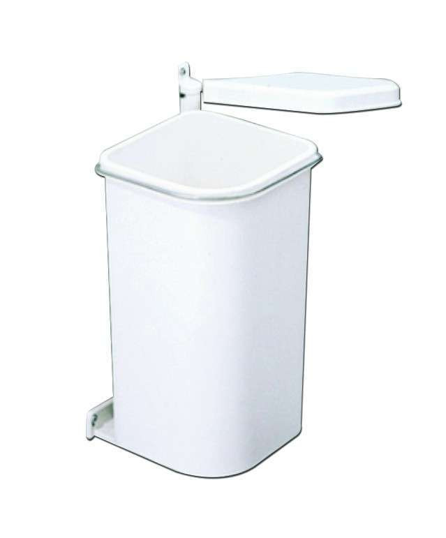 Hafele Door Mounted Bin Hailo 5L PVC White (for 300mm Cabinet) 310 x 175mm