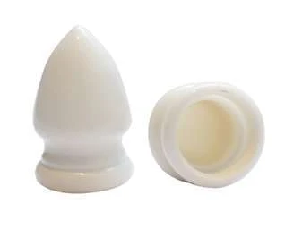 Curtain Rod End Acorn 16mm White 2pc