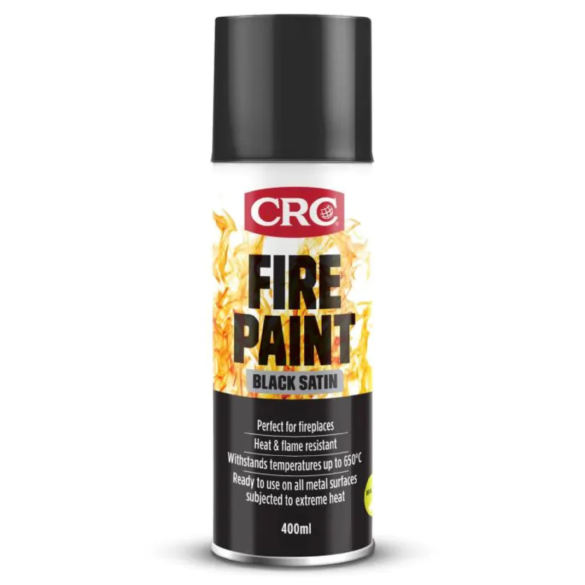 C.R.C Fire Paint Black 400ml