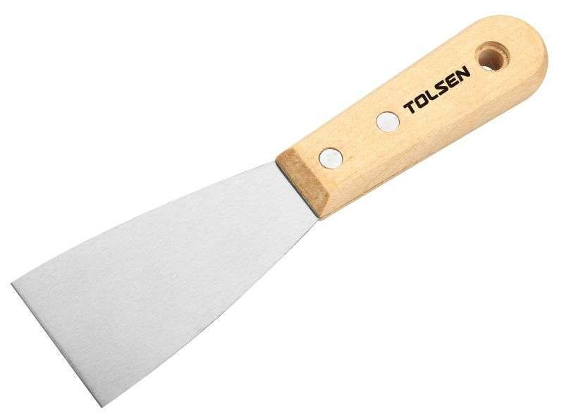Tolsen Scraper Wooden Handle (Putty Knife) 100mm
