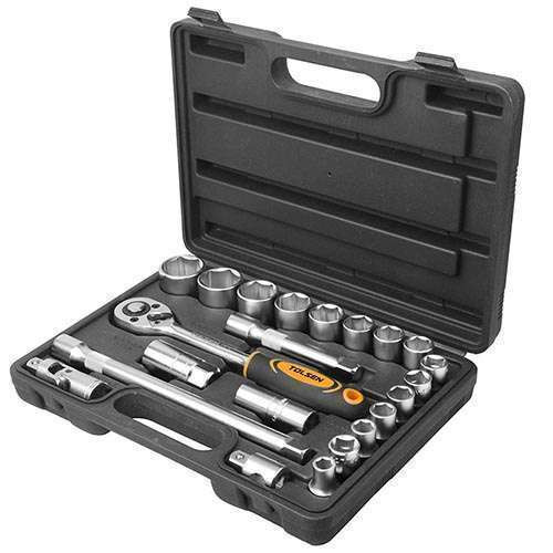 Tolsen Socket Set 22pc 1/2" DR Industrial