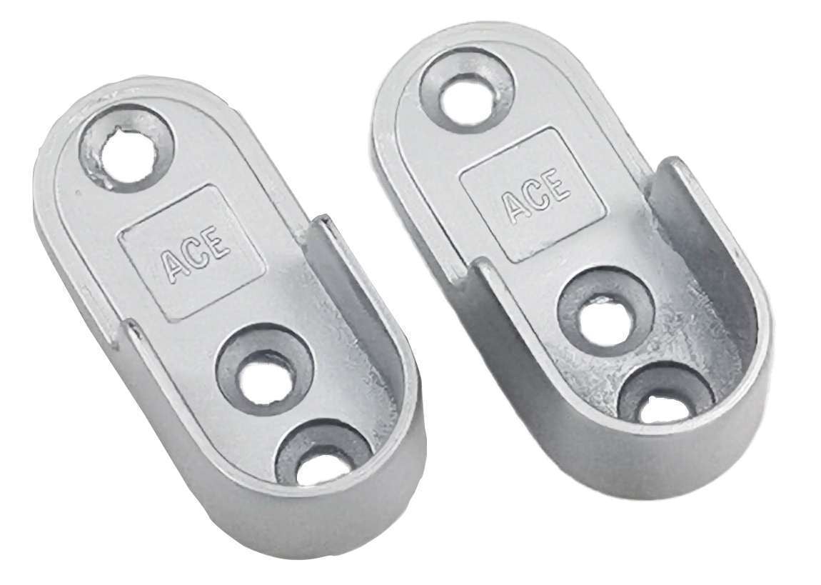 Nova Oval Pipe Holder Silver