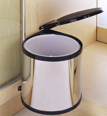 Nova Waste Bin 14L Stainless Steel
