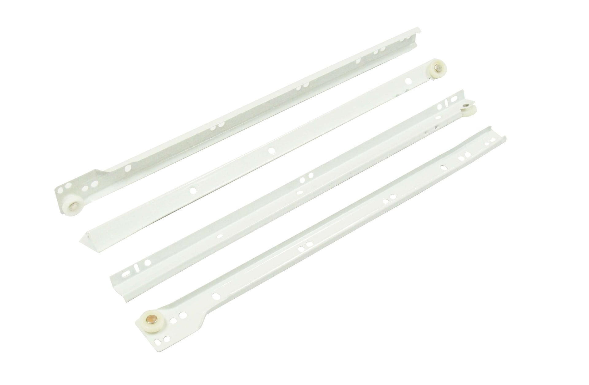 Nova Self Closing Drawer Slide 300mm White