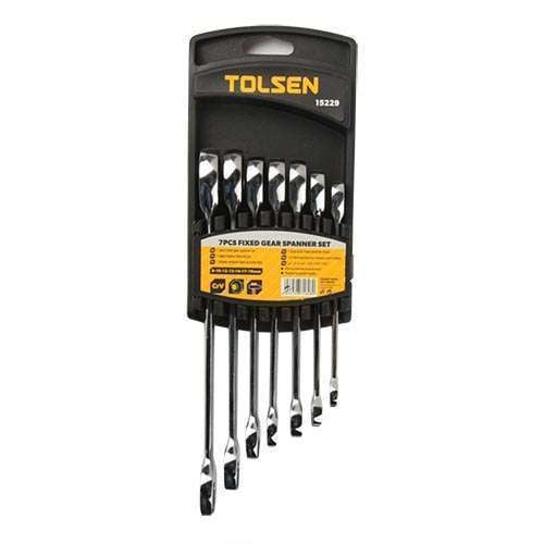 Tolsen Fixed Combination Spanner 7pk Set (8101213141719)