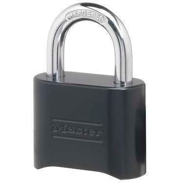 Master Padlock Steel Shackle Reset Table Combination #178D