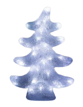 Loftek Acrylic Tree with Light 28 x 13 x 48 cm