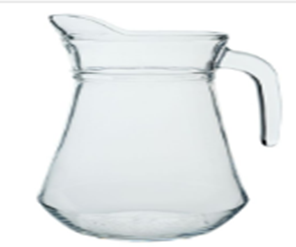 Glass Water Jug 1L