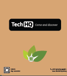 Paper Bag with H&L/Tech HQ Logo Small 220 x 250 x 75mm