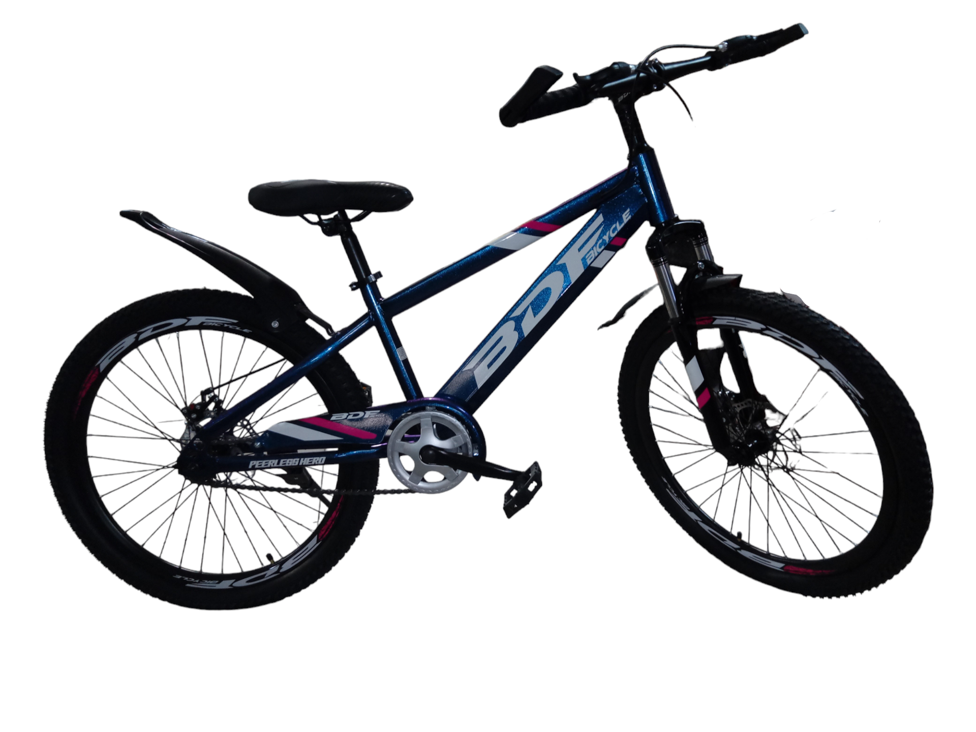 BDF Bicycle Carbon Steel Frame Shock Proof Front Fork 24"