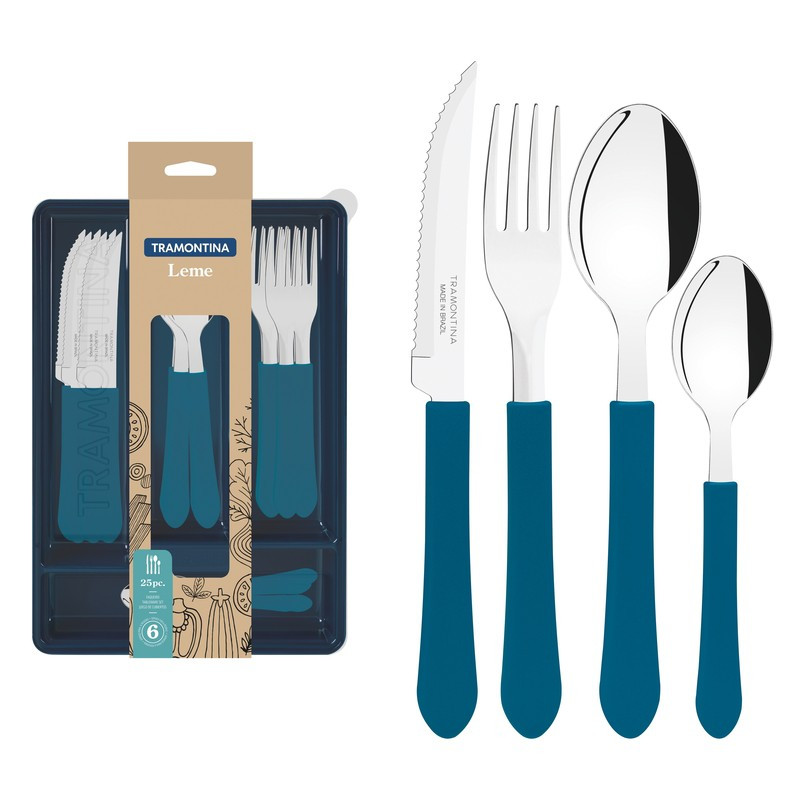 Tramontina Cutelaria Leme Commercial Flatware Set 25pc #23198/022