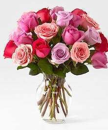 UBL Peony Rose 4HD Red 30cm Flowers