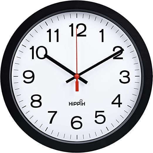 UBL Wall Clock Black & White Face 20cm