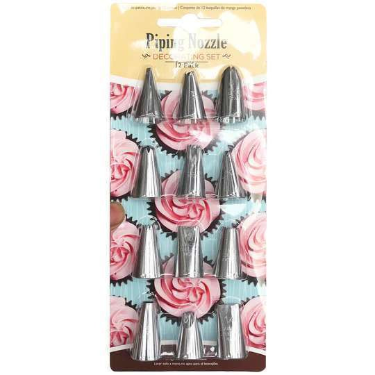 UBL Pipping Nozzles 12pc