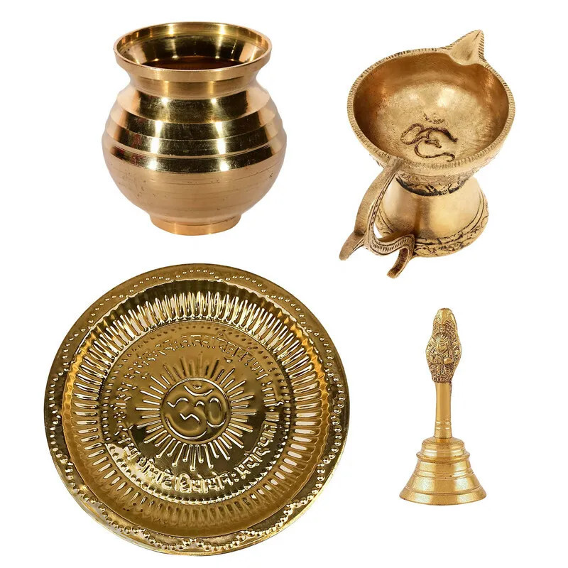 Thali Lota Set Brass