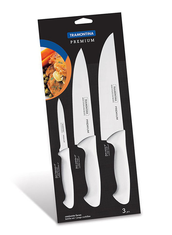 Tramontina Cutleria Premium Cutlery Set White 3pc