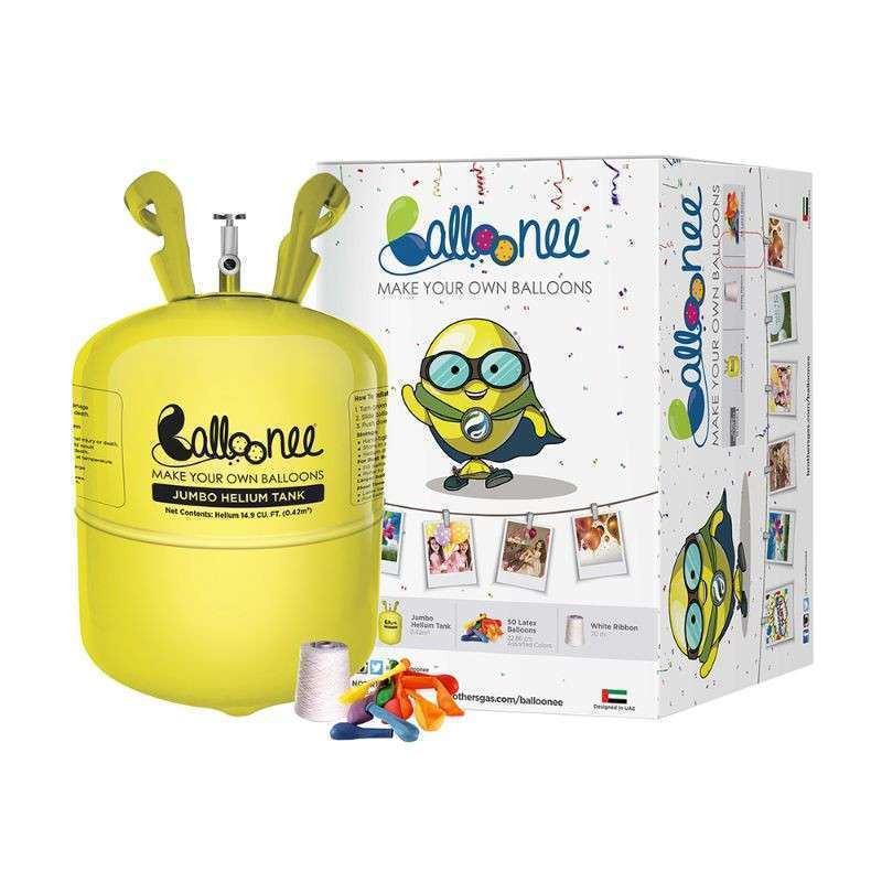 Balloonee Helium 50pc Balloon Kit 4kg Jumbo