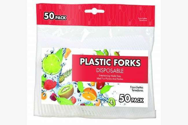 UBL Disposable Plastic Forks 50pk