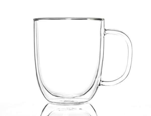 Pyrex Double Wall Mug Handle 250ml 2pc