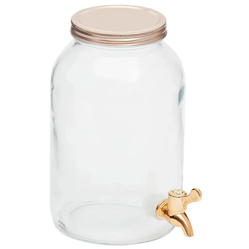 Glass Beverage Dispenser 8L