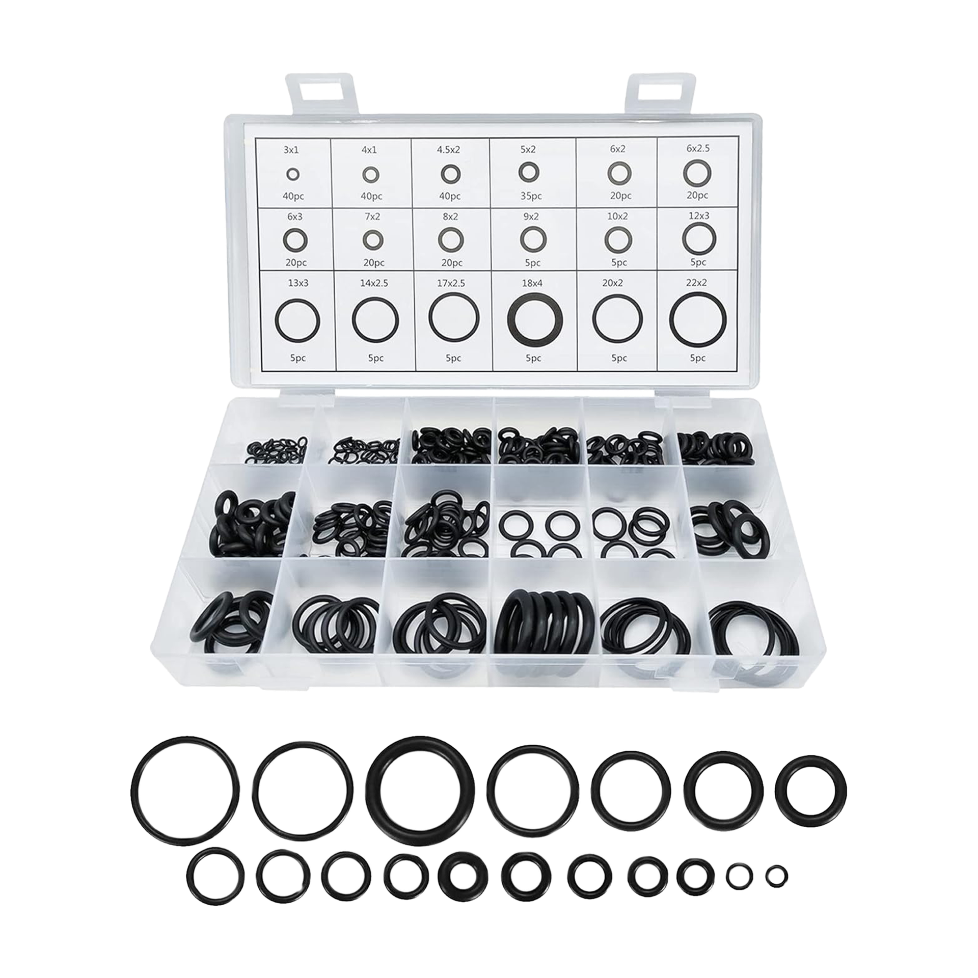 Rubber Ring Kit 200pc set