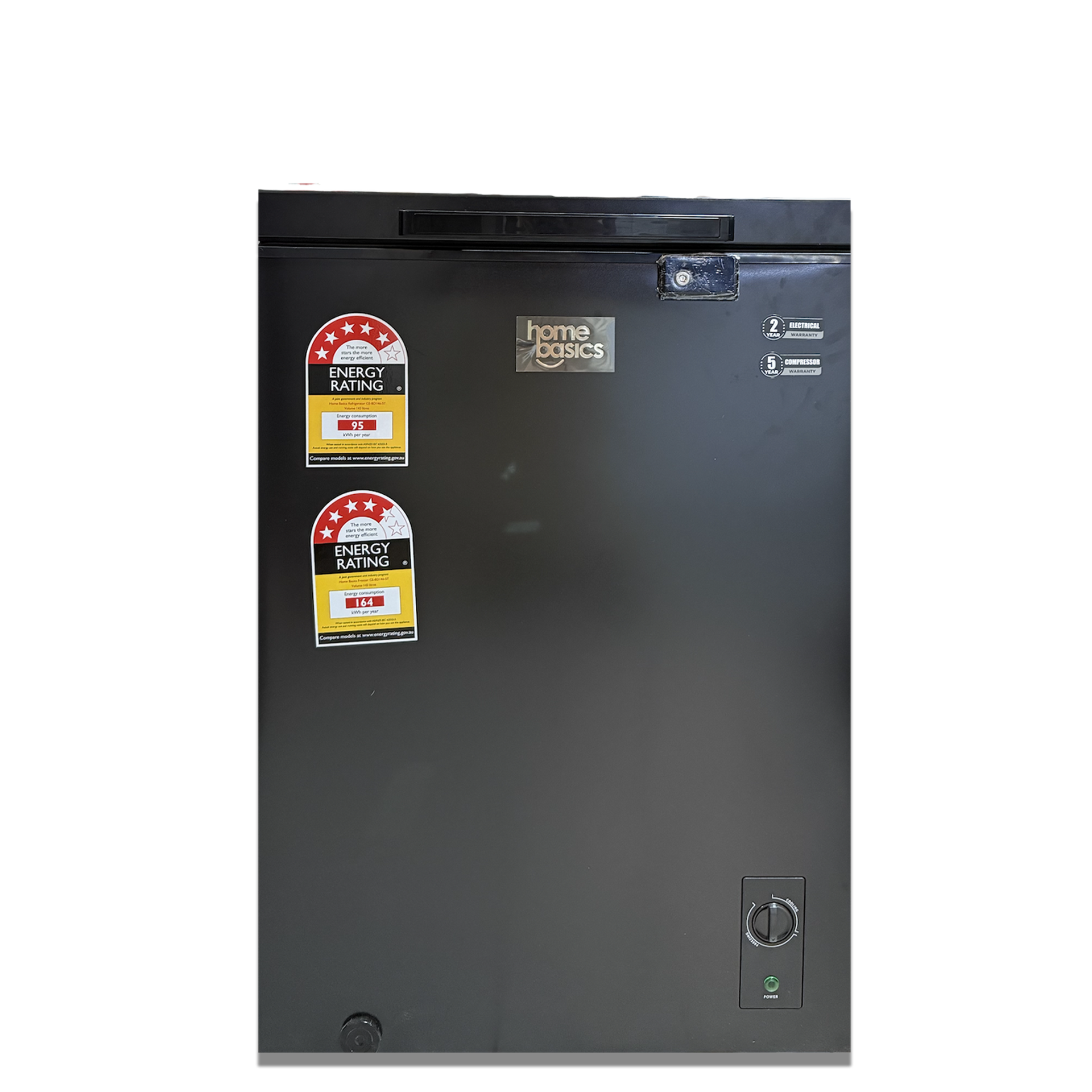 Home Basics Dual Function Chest Freezer 142L Black