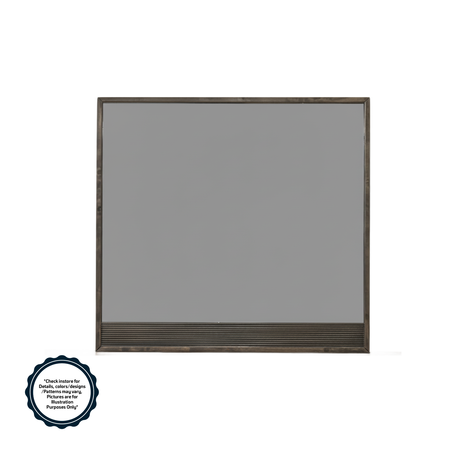 Vivian Woodbury Dessing Mirror L1000 x W55 x H1000mm Patras Grey