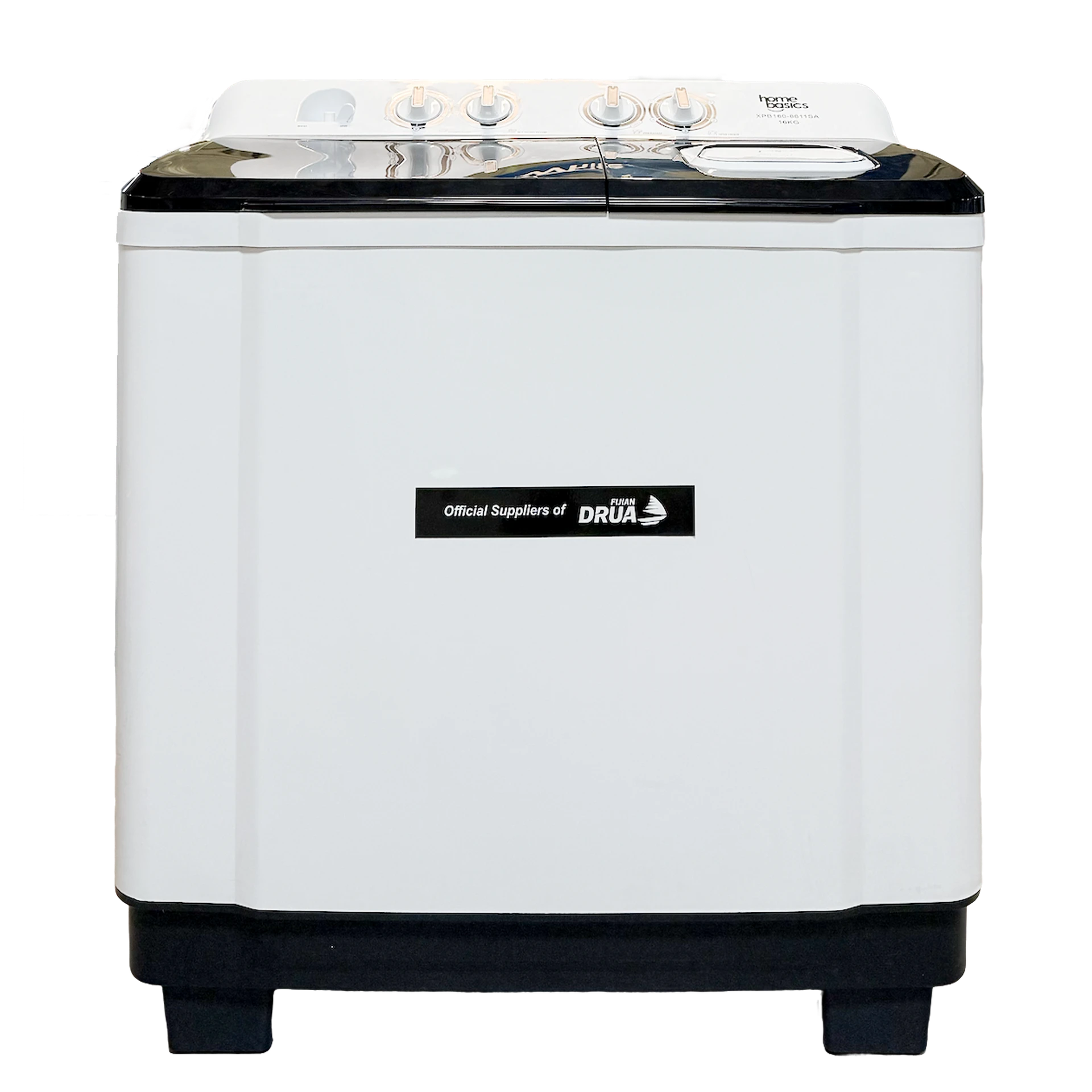 Home Basics Twin Tub Washer with Pump 16kg