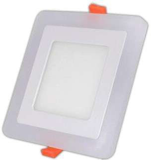 LED Panel Light Round/Square 2 Color White/Blue 9W 145mm