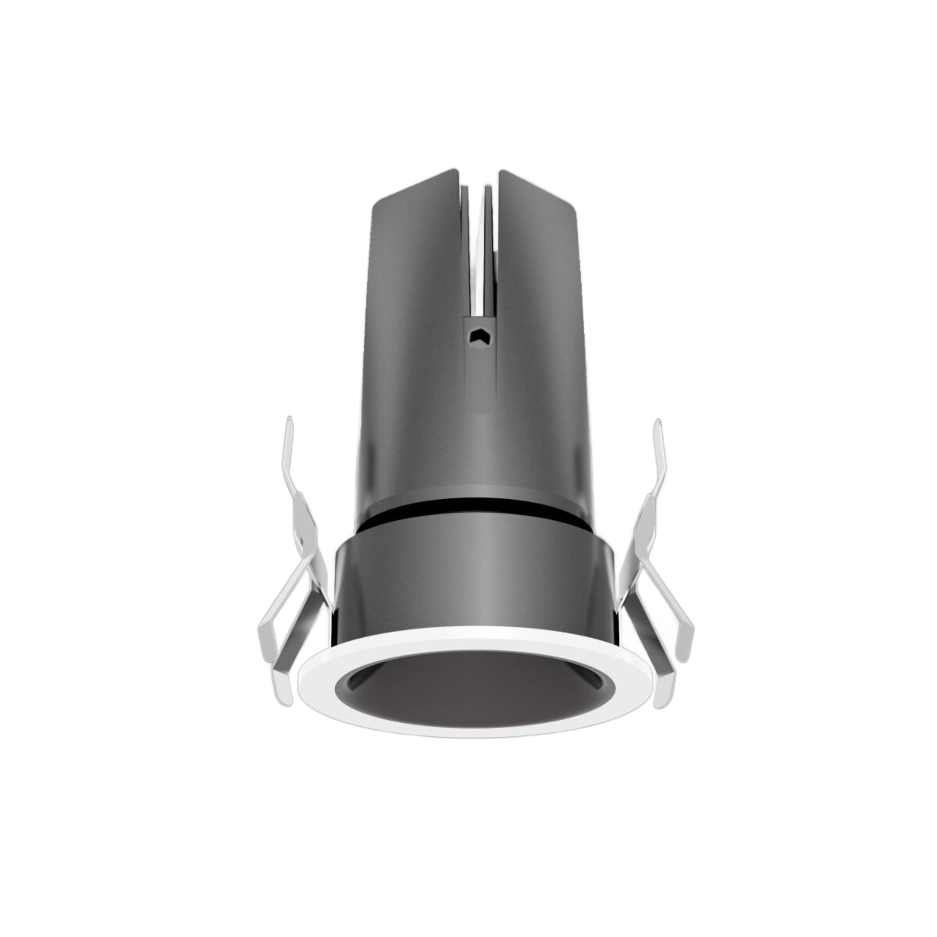 LED Downlight Recessed 6w 3K Non-Dimmable 52xH82mm Cutout:45mm 15D Beam Black IP20