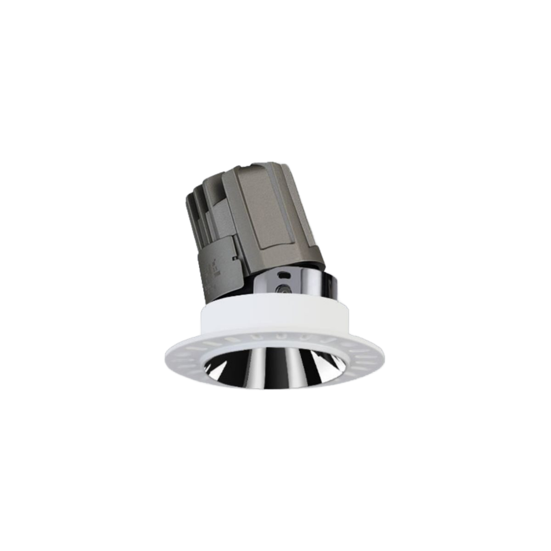 LED Downlight Trimless 10w 3K Non-Dimmable 80xH77mm Cutout:55mm 24D Beam White IP20
