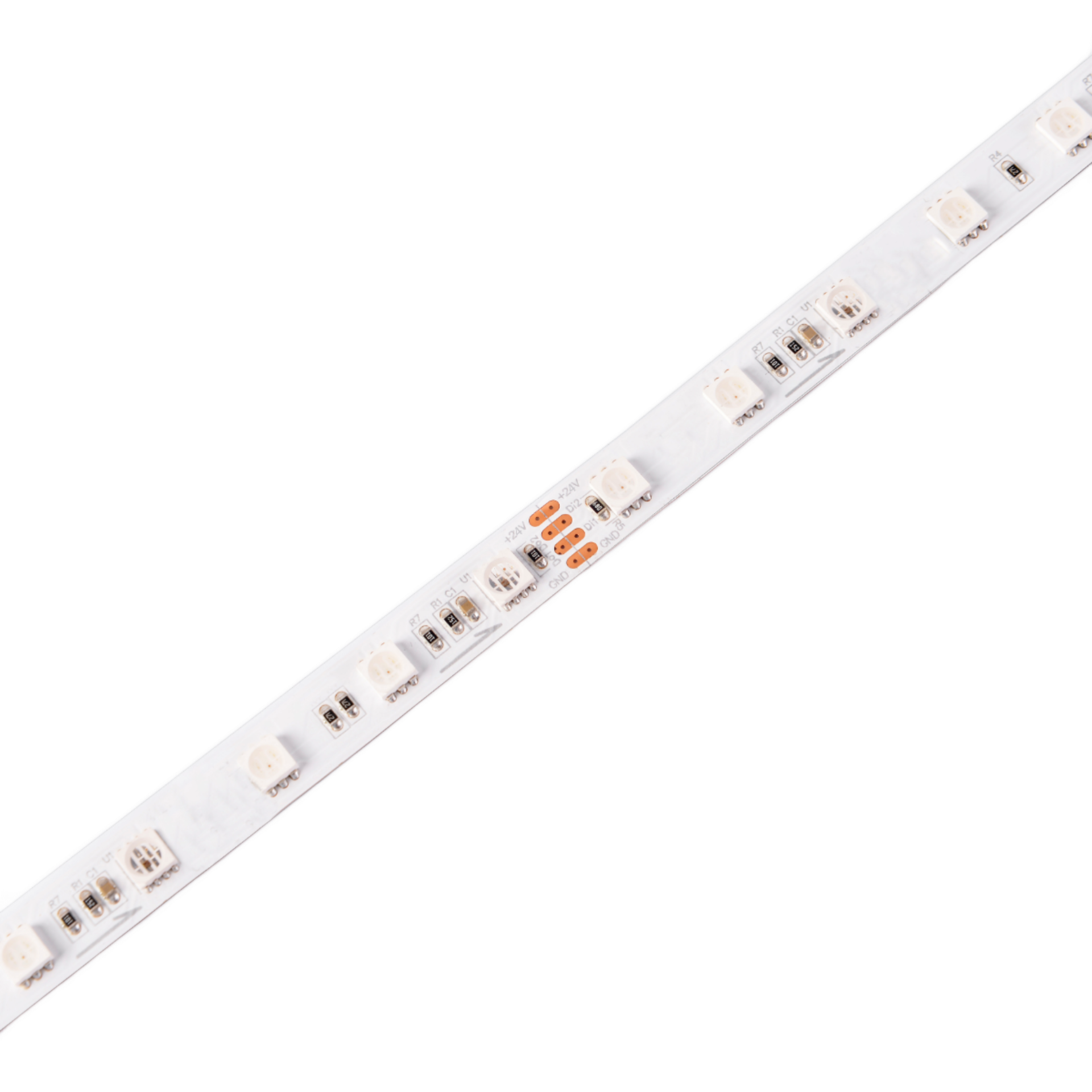 LED Strip 24V RGB Digital SPI 13w/m IP20 Pcb-10mm Cutting Unit:100mm