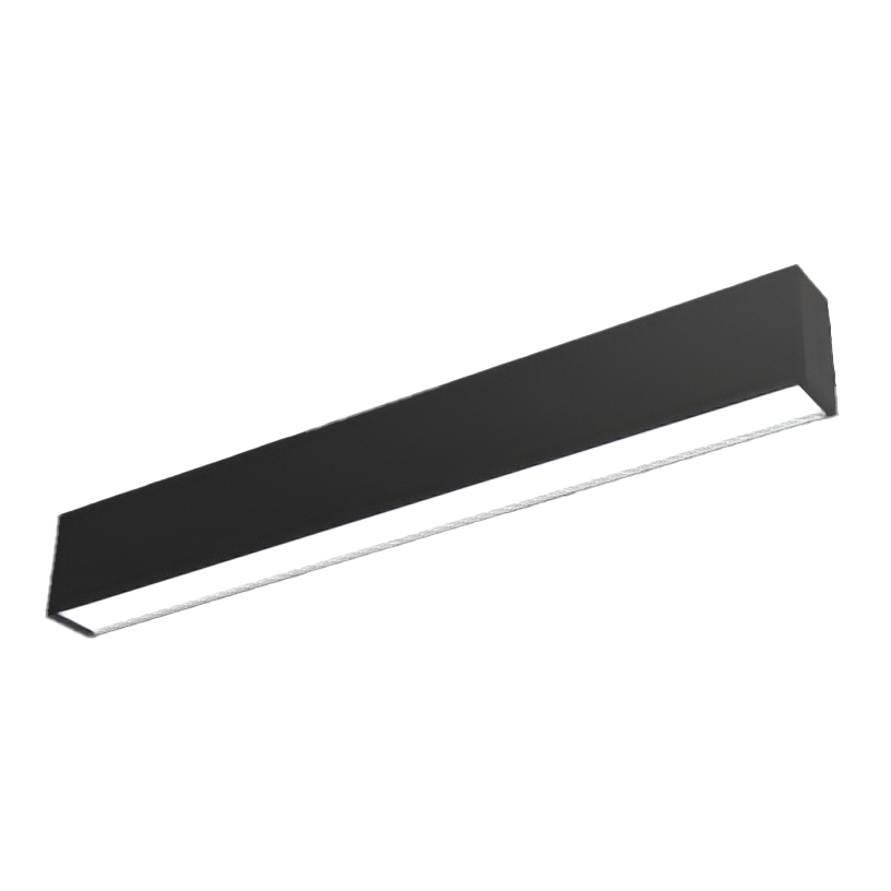 Linear Luminaire Line40 Prismatic Light 34w 3CCT Size:1500x44.8x83mm Black