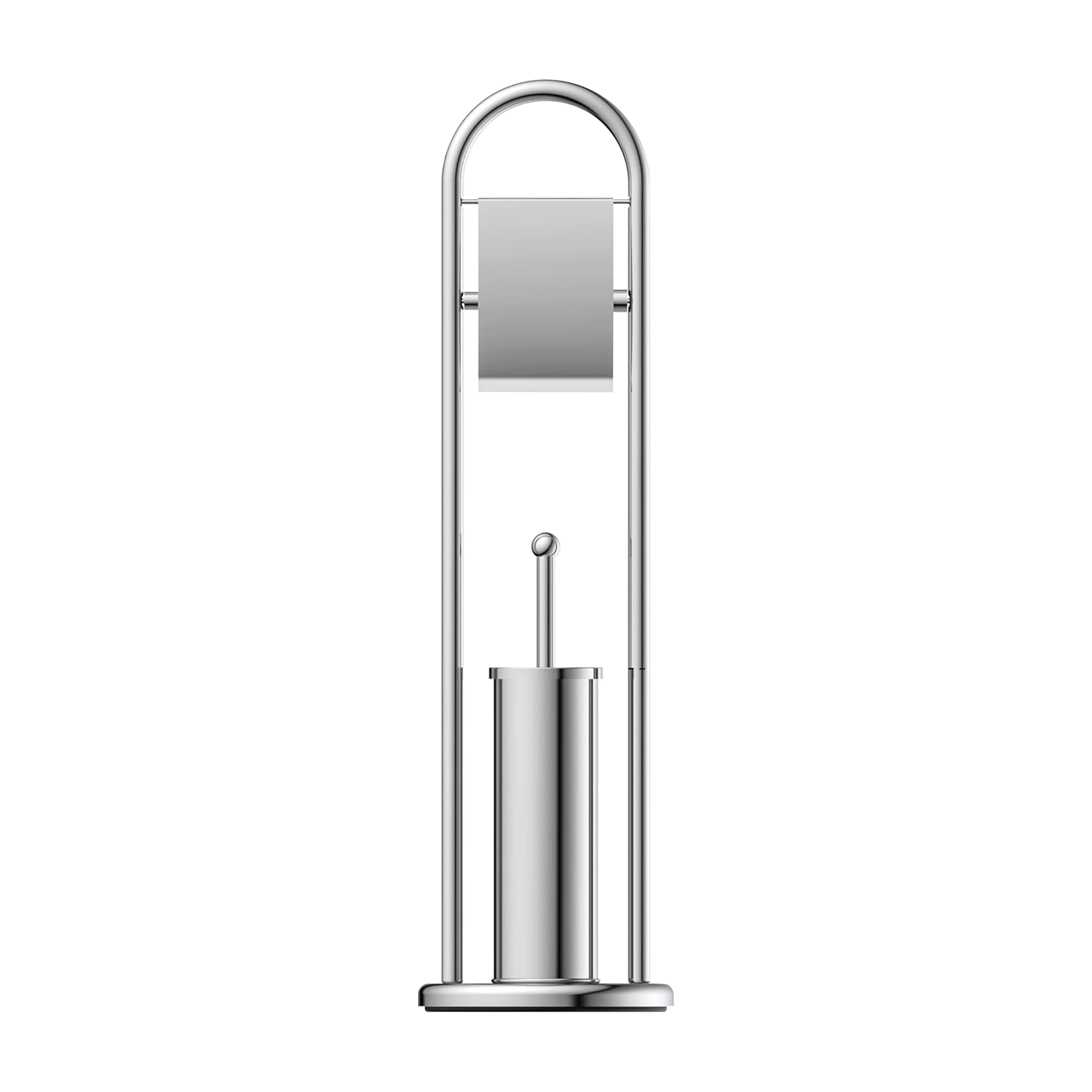 Toilet Paper Holder with Toilet Brush Stand 201SS