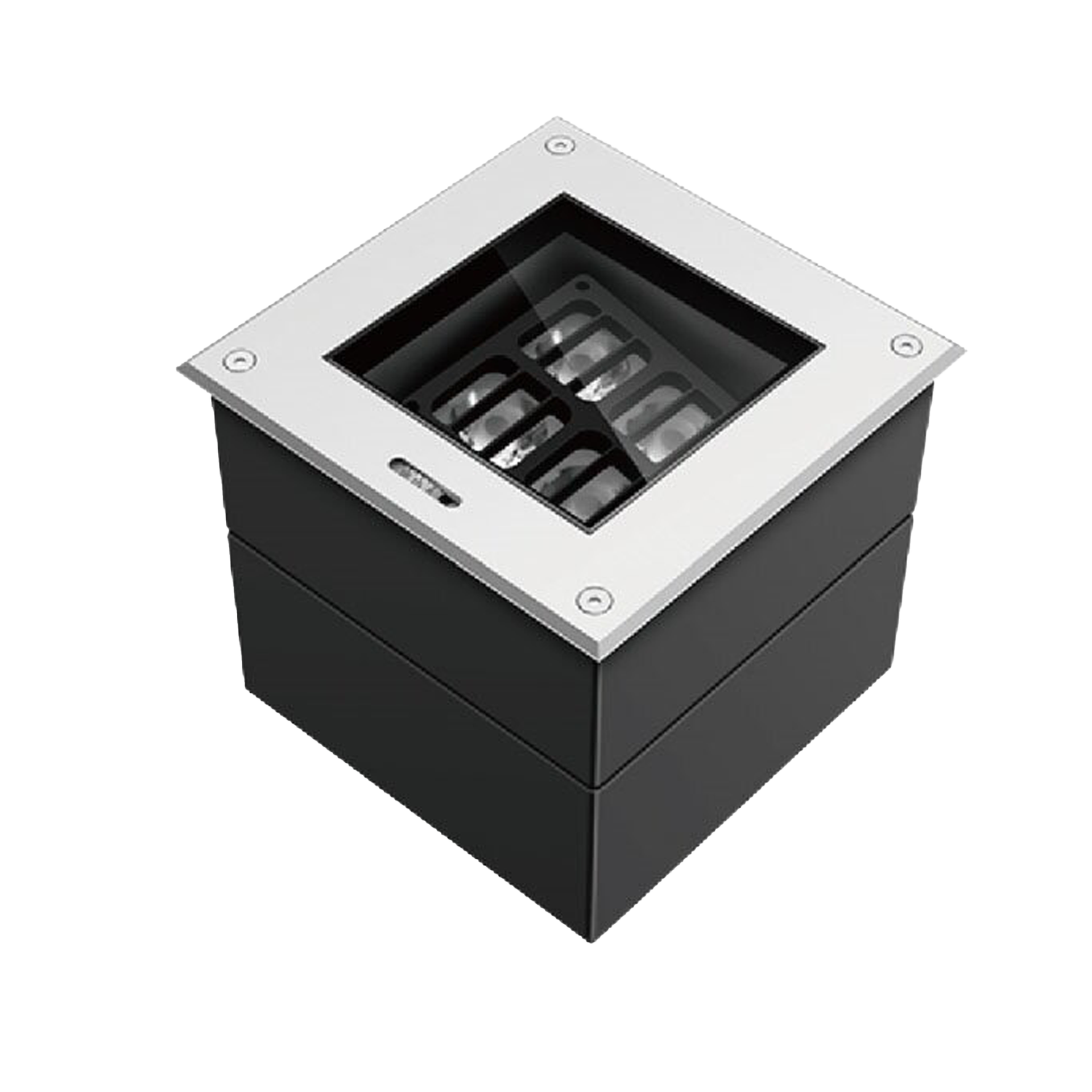Inground Spotlight 30w DC24V 30D Beam 3K Size:220x220x195mm Cutting:204x204mm S/Steel IP67