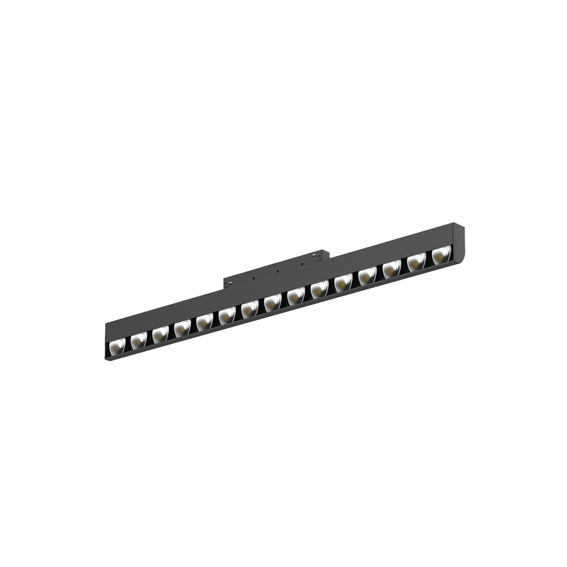 Magnetic Track Lights Linear Module Washing 60x25x75 10w 3K Size:605x23x71mm Black