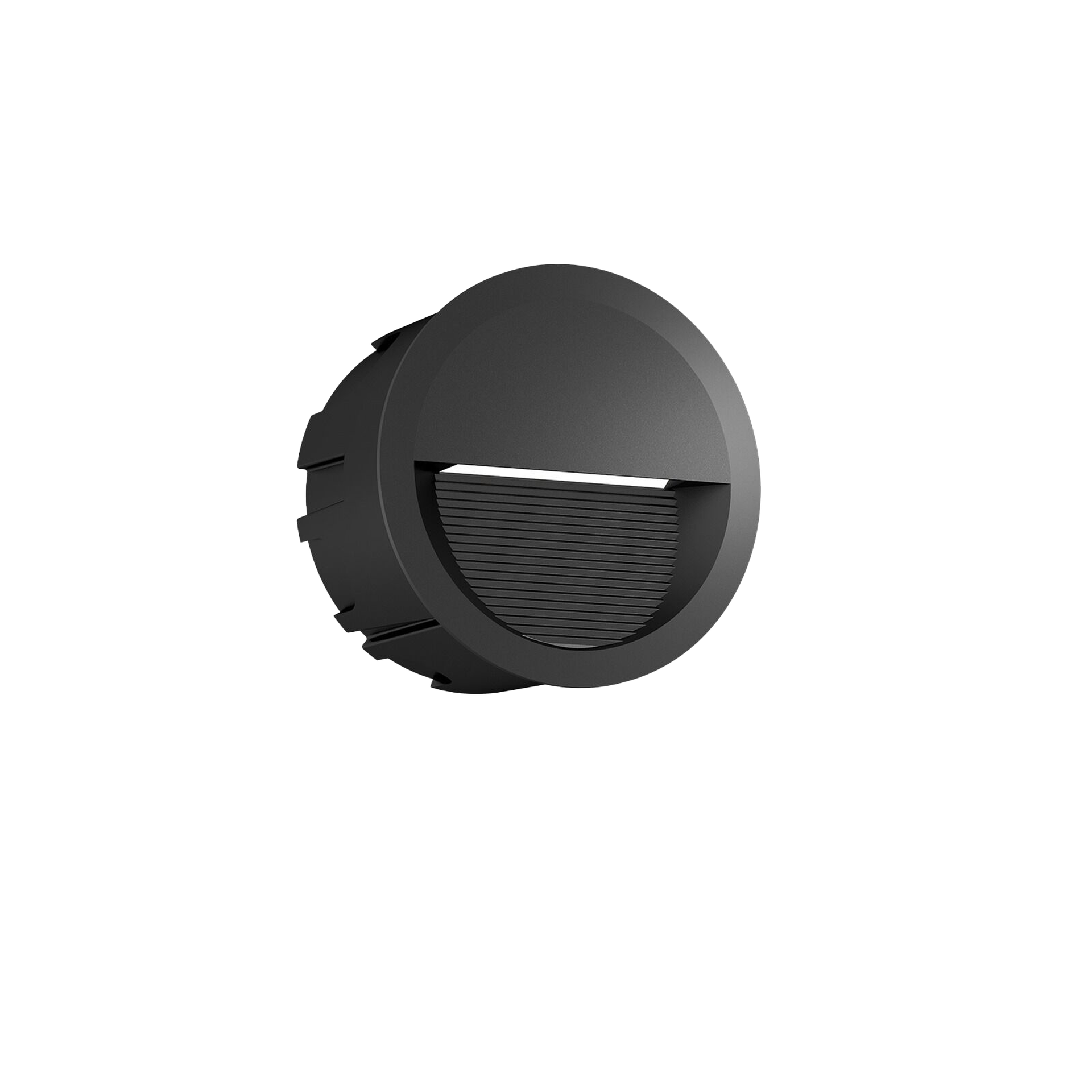 LED Step Light Exterior Recessed 8w 70D Beam Size:202x78mm Cutting:196X78mm Black IP65