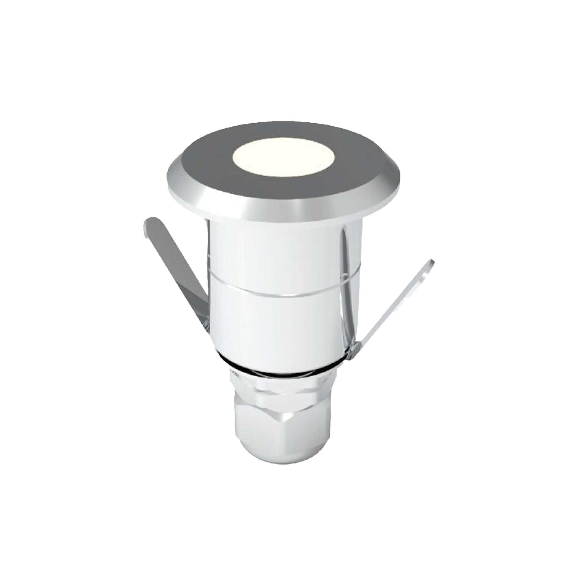 Inground Spotlight 0.5w DC24V 120D Beam 3K Size:30x47mm Cutting:25mm Stainless Steel IP67