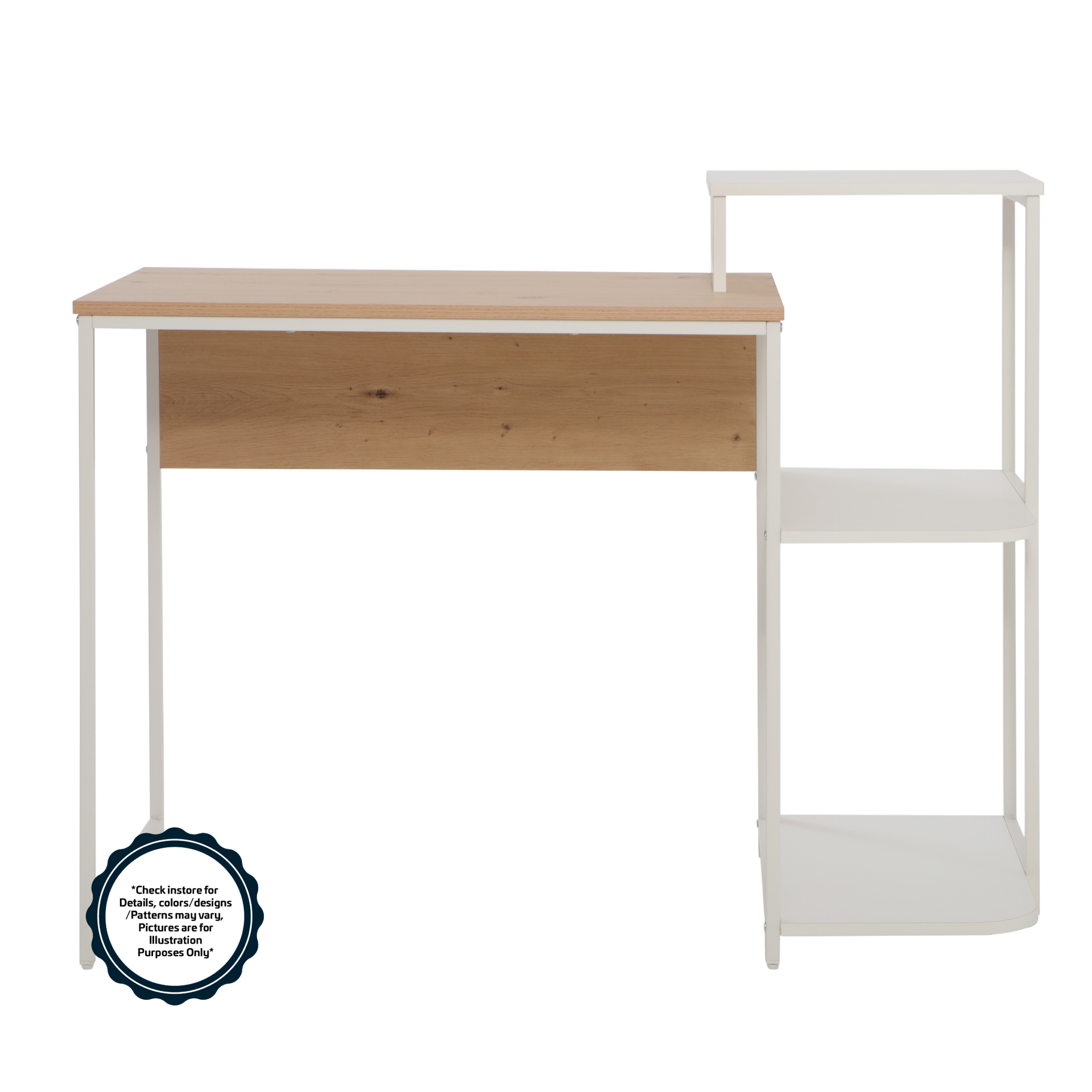 LandMega Computer Study Table L1115 x W500 x H890mm #CT-N2528