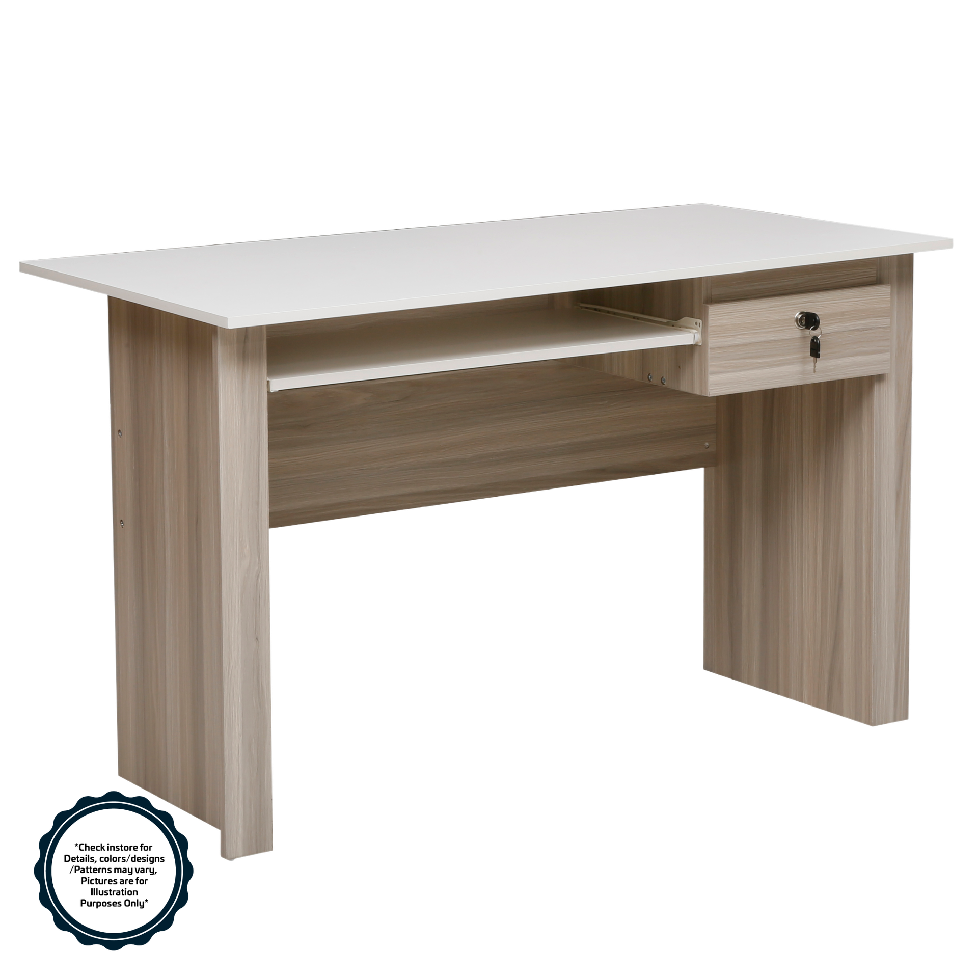 LandMega Computer Study Table L1200 x W600 x H735mm #CT-N2345