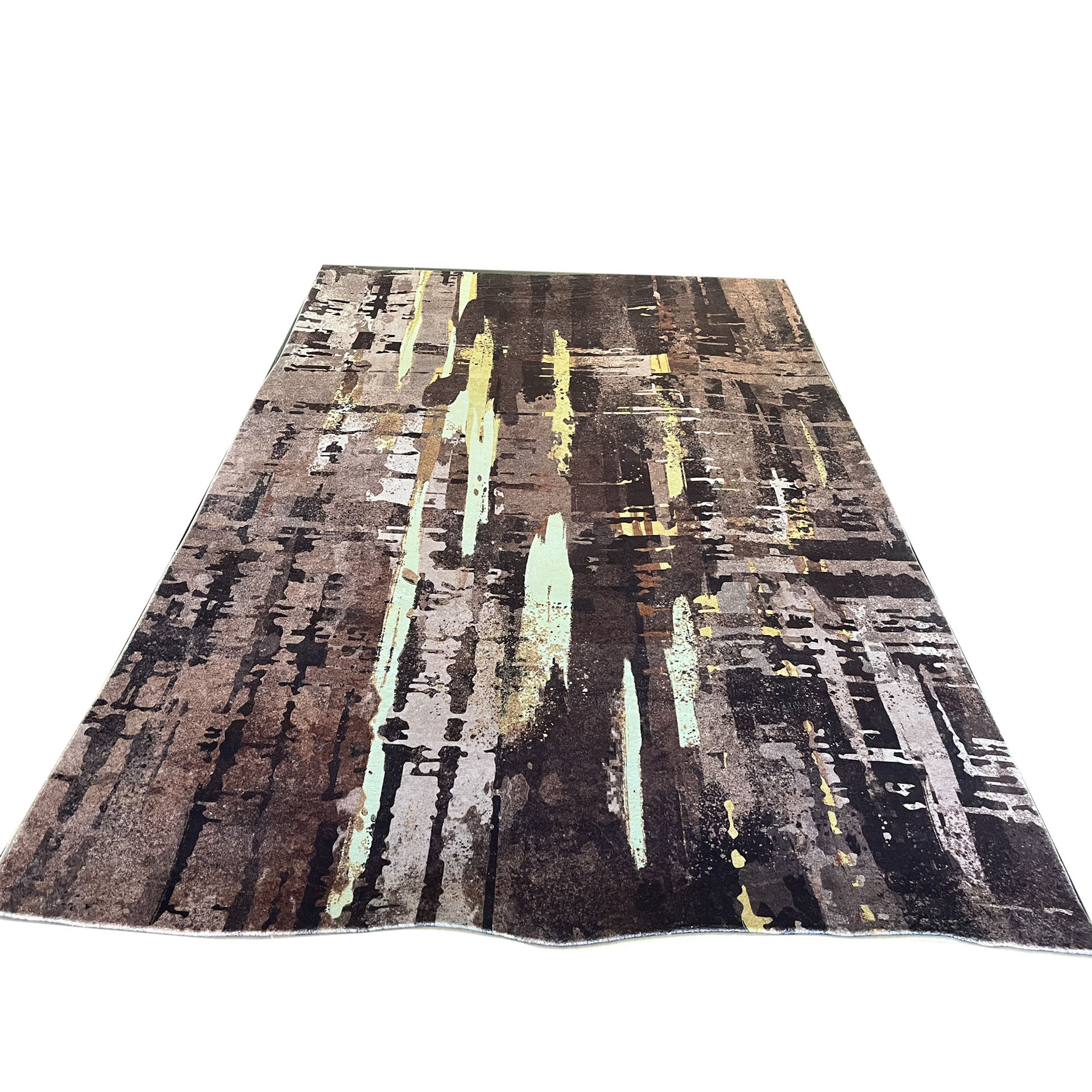 Alina Printed Rug L220 x W160cm Brown #BJSS-11