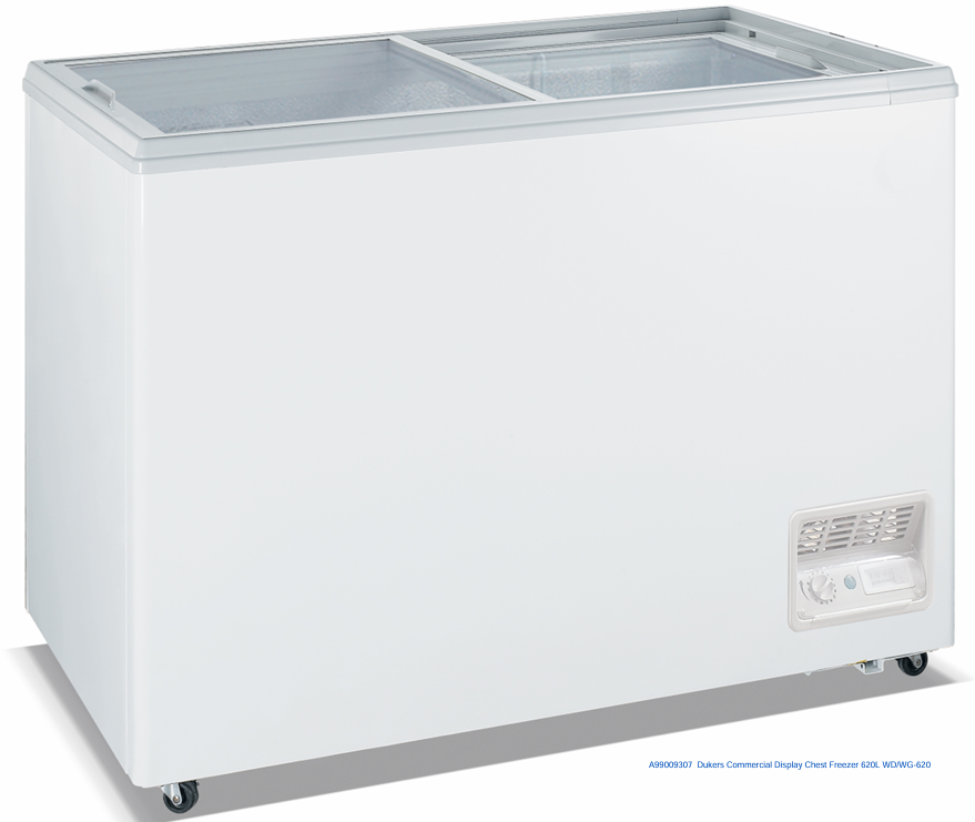 Dukers Commercial Display Chest Freezer 620L