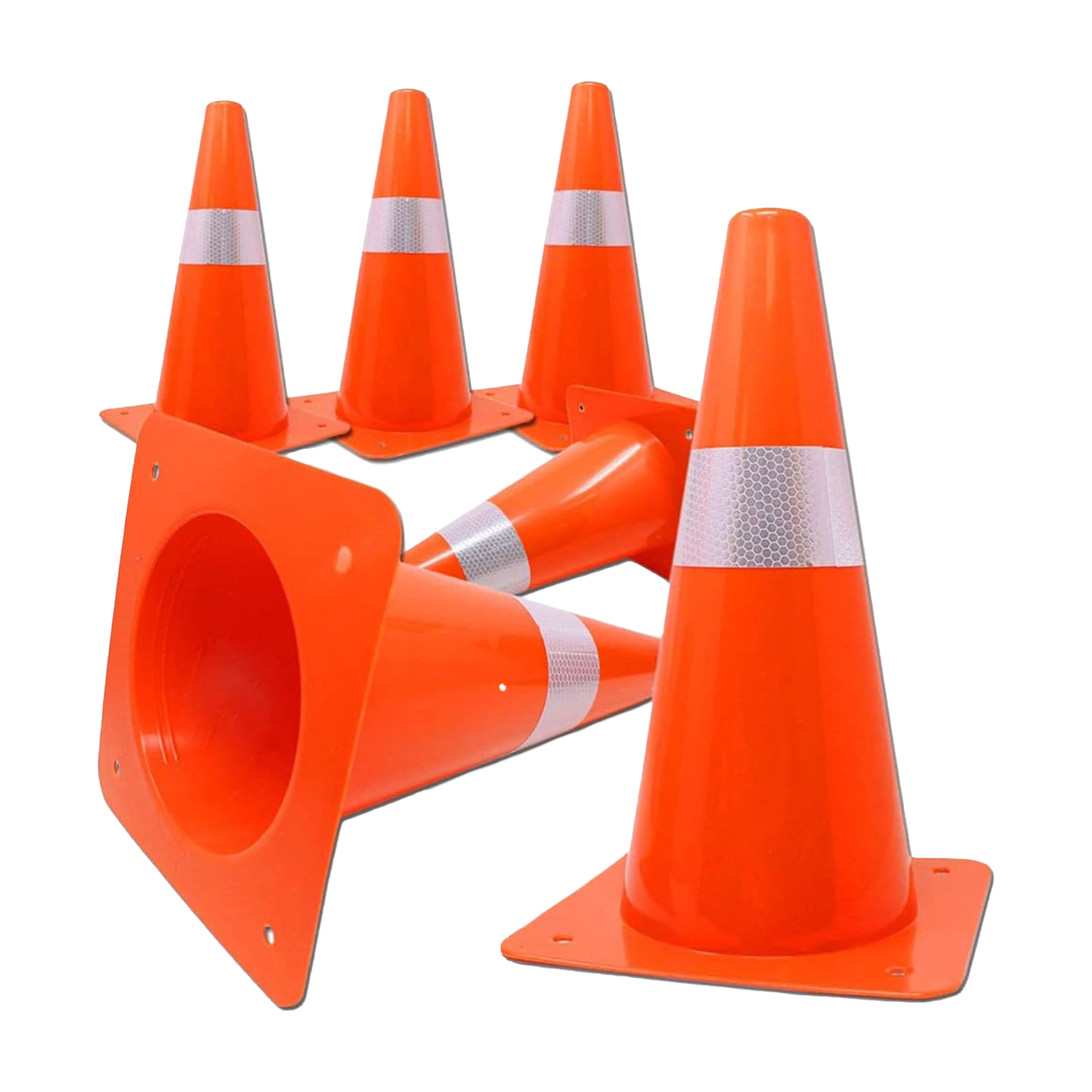 Wotech Reflective Traffic Cones 12"